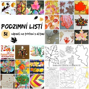 podzimní listí - nápady na tvoření s dětmi